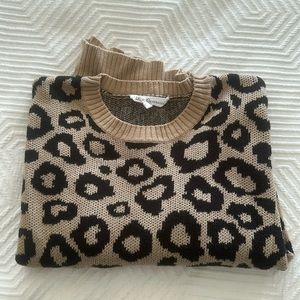 Cheetah print sweater